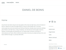 Tablet Screenshot of danieldebonis.org